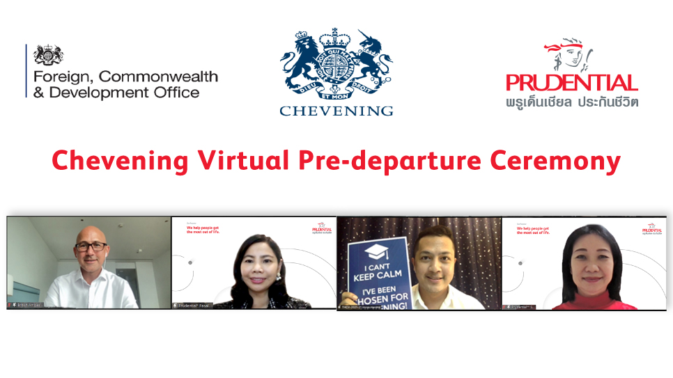 Prudential Thailand Proudly Awards Chevening Scholarship for 2021